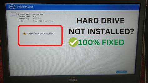 fix hard drive problems dell